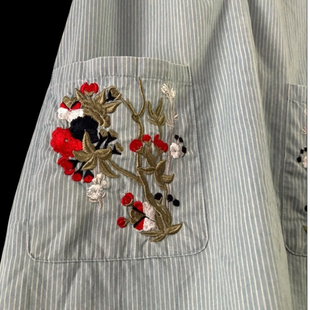 POL Coverall Embroidered Dress NWT
